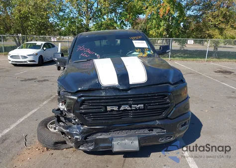 2020 Ram 1500 Big Horn 4X4 6'4 Box из США, поврежденный, VIN 1C6RRFBGXLN367111